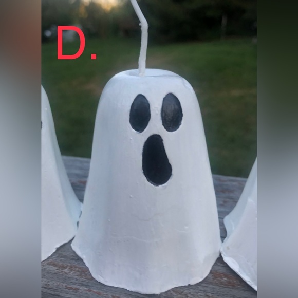 Handmade Ghost Candle -unscented - Picture 7 of 7